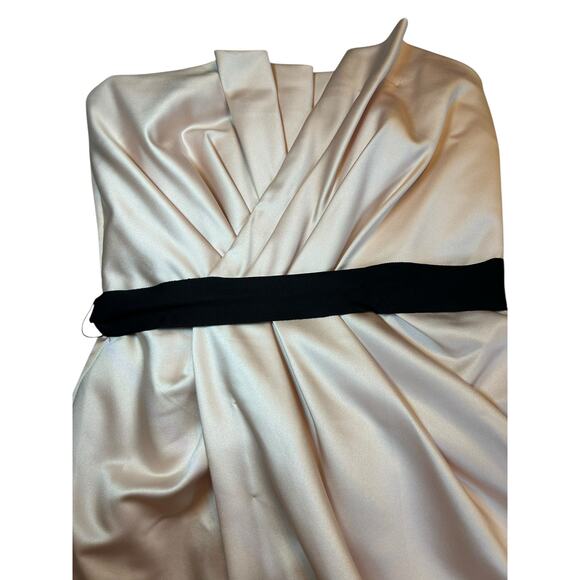 WHITE by Vera Wang Pink Strapless Cocktail Dress - Size 10 - Picture 15 of 16